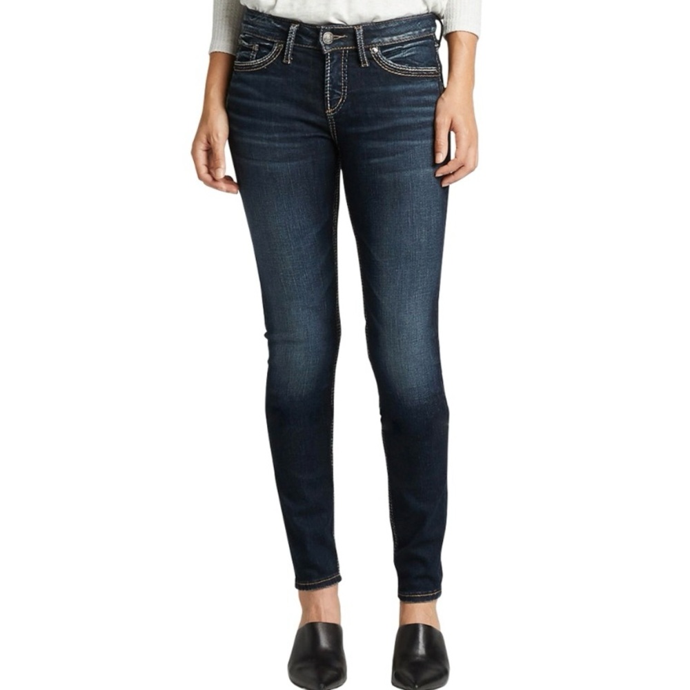 Seductions Skinny Blue Jeans